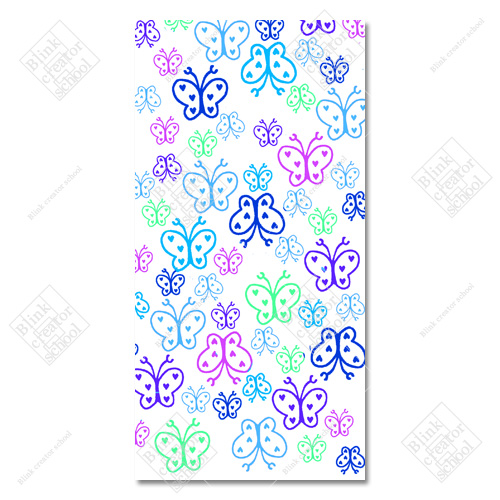 イラストデザインラミネートシート ラミネートデコ用 F04 デコスクール ブリンククリエータースクール